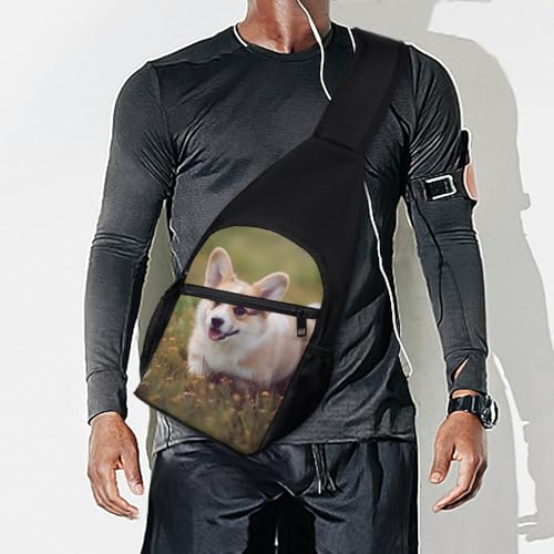 Mochila Deportiva Corgi Puppy de Hombre y Mujer miniatura 7