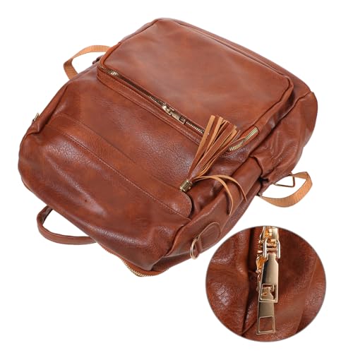 Sac à dos ordinateur portable femme grande capacité style rétro chic - 4