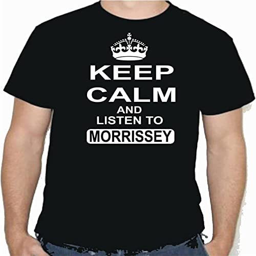 Keep Calm And Listen To Morrissey Sport T Shirts Männer Damen Herren Weiß Music Indie 80S Retro L