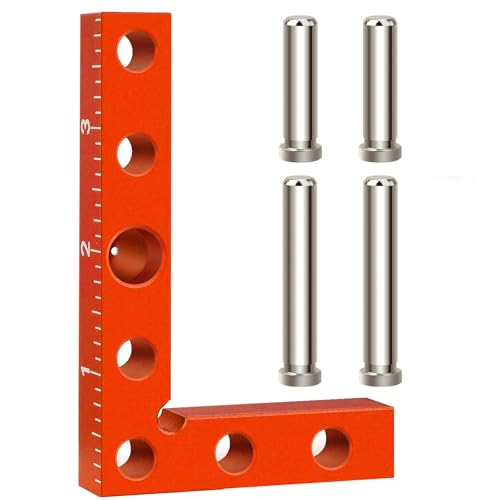 Mini Small Square Center Finder Tool 90 Degree Precision Machinist Square Quick Measuring Square Edge Marking Center Finder for Woodworking Pocket Layout Square Marking Gauge Carpenters Square