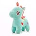 Boosns Peluche Unicorno Giocattolo Animale Farcito Qualità Super Soft (Verde, 30 cm)