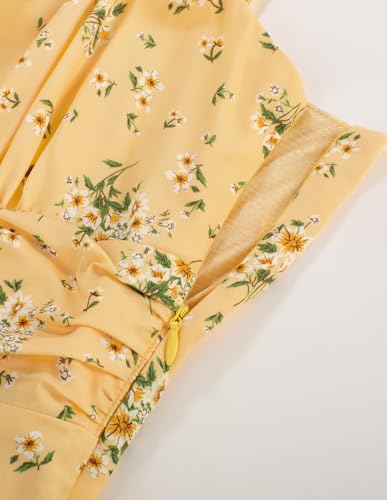 Image of Belle Poque Women's Spaghetti Strap Midi Vintage Tea Party Dress | Belle Poque Women's Spaghetti Strap Midi Vintage Tea Party Dress,A-line,Cocktail Dress,Graduation Homecoming Dress
