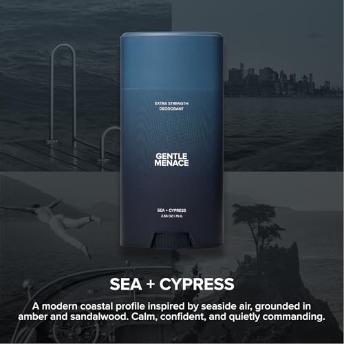 Image of Gentle Menace Aluminum-Free Deodorant for Men, Sandalwood
