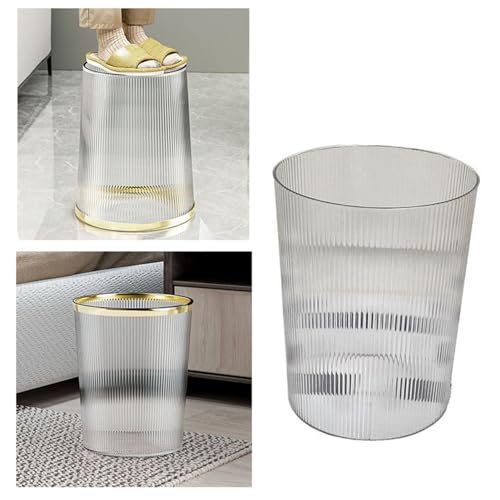 Caneca de basura transparente rectangular 5 litros miniatura 7