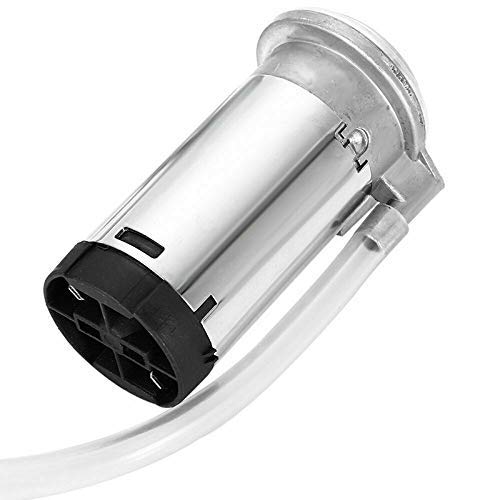DHUILE Auto Hoorn 150DB Luide Luidspreker Luchthoorn Dubbele Buis Hoorn Hoorn Chroom Zink Dubbele Trompet Luchthoorn met Compressor voor Alle 12V Voertuigen Vrachtwagens Boten Auto's Vans Treinen etc