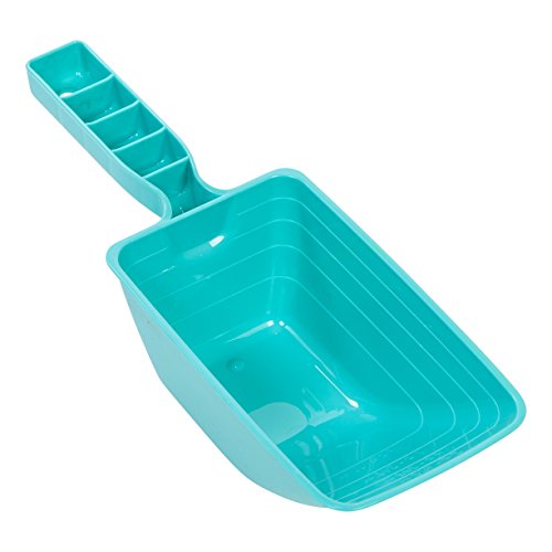 Iris Usa 3-Piece 35 Lbs / 45 Qt Weatherpro Airtight Pet Food Storage Container Combo With Scoop And Treat Box For Dog Cat And Bird Food, Keep Pests Out, Translucent Body, Easy Mobility, Seafoam Blue #TOP6