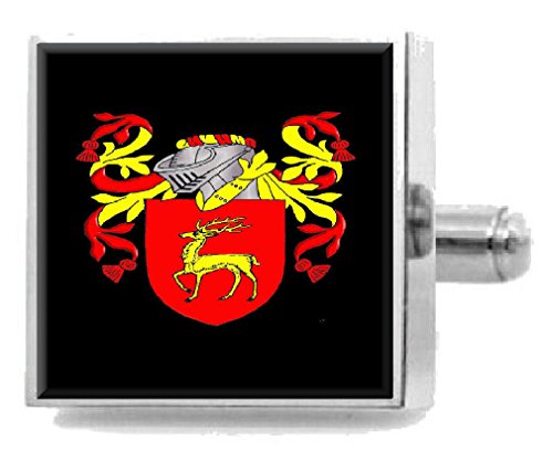 Clip para corbata Davison England para mantener la corbata fija con diseño de escudo