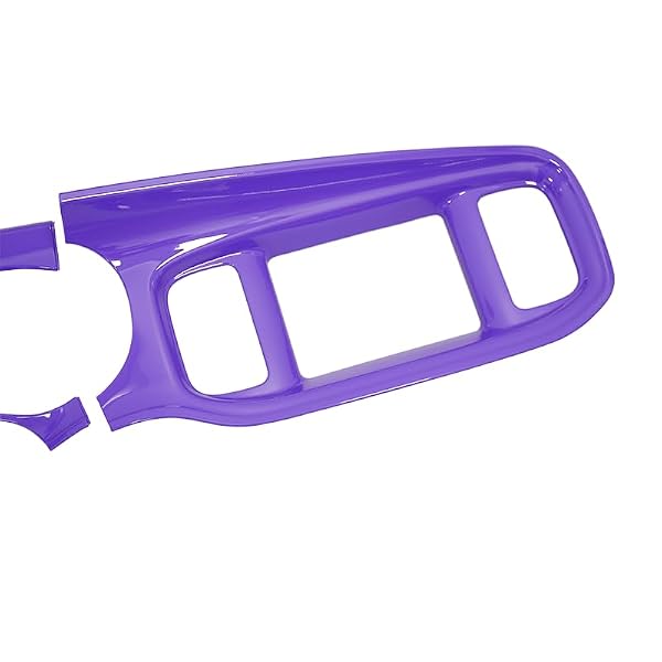 Barong for Dodge Charger 2015-2024 Accessories Charger Center Consoles Dash Board Dashboard Instrument Trim (Purple) by Generic - Used condition - Image 4
