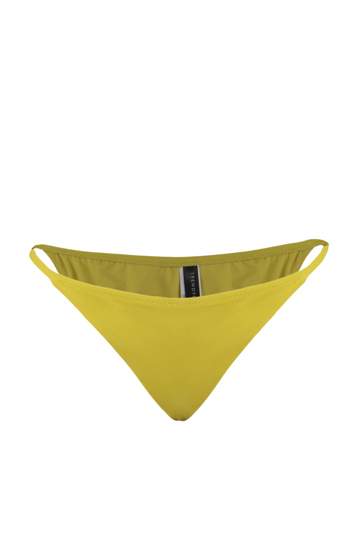 Trendyol Women's Waist Normal Trotter Bikini Bottom Swimwear, Green, 8