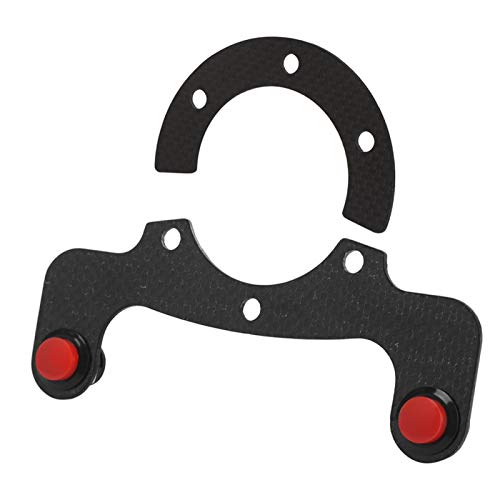Stuurwiel Claxon, Koolstofvezel Externe Claxon Kits Fit voor MOMO/OMP/Nardi/Sparco 6 Bouten Stuurwiel(Dubbele knop) - Image 8