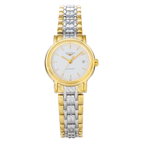 [LONGINES] レディース 腕時計 Watch ロンジン PRESENCE プレザンス L4.321.2.12.7 自動巻 日常生活防水 サファイアガラス ホワイト文字盤 ステンレススチール [並行輸入品]