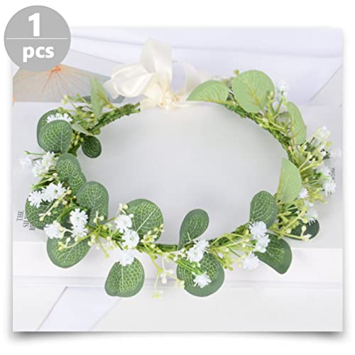 FRCOLOR-Flower-Headband-Bridal-Flower-Crown-Hair-Wreath-Adjustable-Wedding-Hair-Garland-Boho-Headpiece-Hair-Accessories-for-Women-Summer-Beach-Party