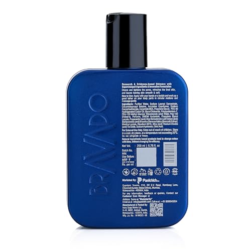 Image of BRAVADO Fresh Kick Body Wash (Pack of 2) Value Pack | Deep Cleansing Shower Gel for Men | Hydrating Body Wash Removes Sweat Dirt & Pollution | 200ml Each