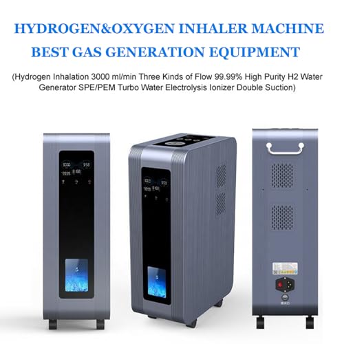 2024 Inalador H2 de grande fluxo, (2000H2 + 1000O2) Gerador de água de hidrogênio de baixo ruído, in