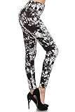 Leggings Depot Women's Best Selling Buttery Soft Popular Prints (Regular (Size 0-12), Tie Dye Pebble)