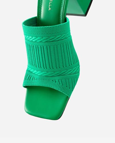 Women's Square Toe Heeled Sandals - Block Heel Sandals for Commute & Daily Wear3