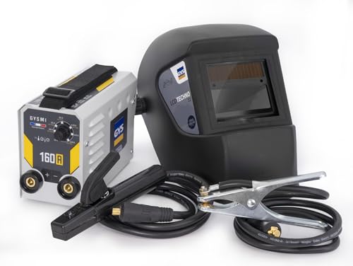 GYS, GYSMI 160A, Poste à Souder à l'Électrode Enrobée 160A Monophasé 230V (MMA), Arc Force, Antisticking, Hot Start, Avec Masque LCD TECHNO 11,...