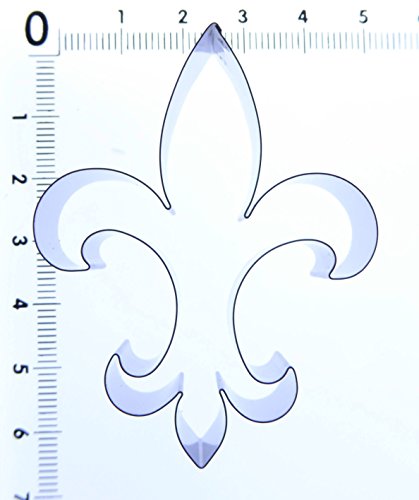 Fleur de Lis (Medium) - Stainless Steel sugarcraft Cutter, Silver - Image 3