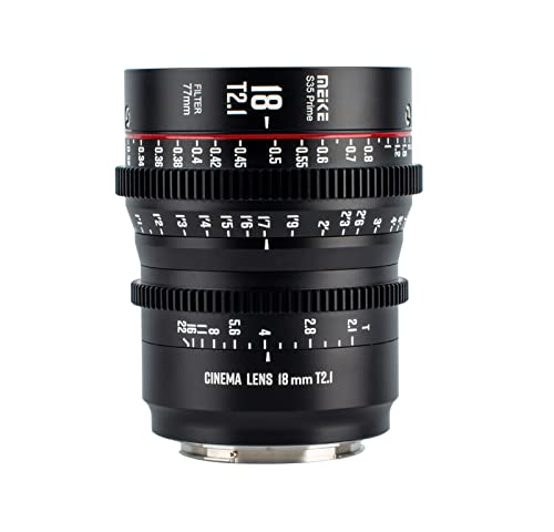 S35 mm Cine Objektiv cappello einen breiten Blickwinkel von 48,2 Grad, ideale per Hoch- oder Querformat