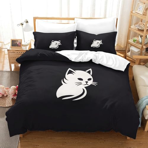 Linge de lit chat 3D pour transformer l'ambiance de la chambre