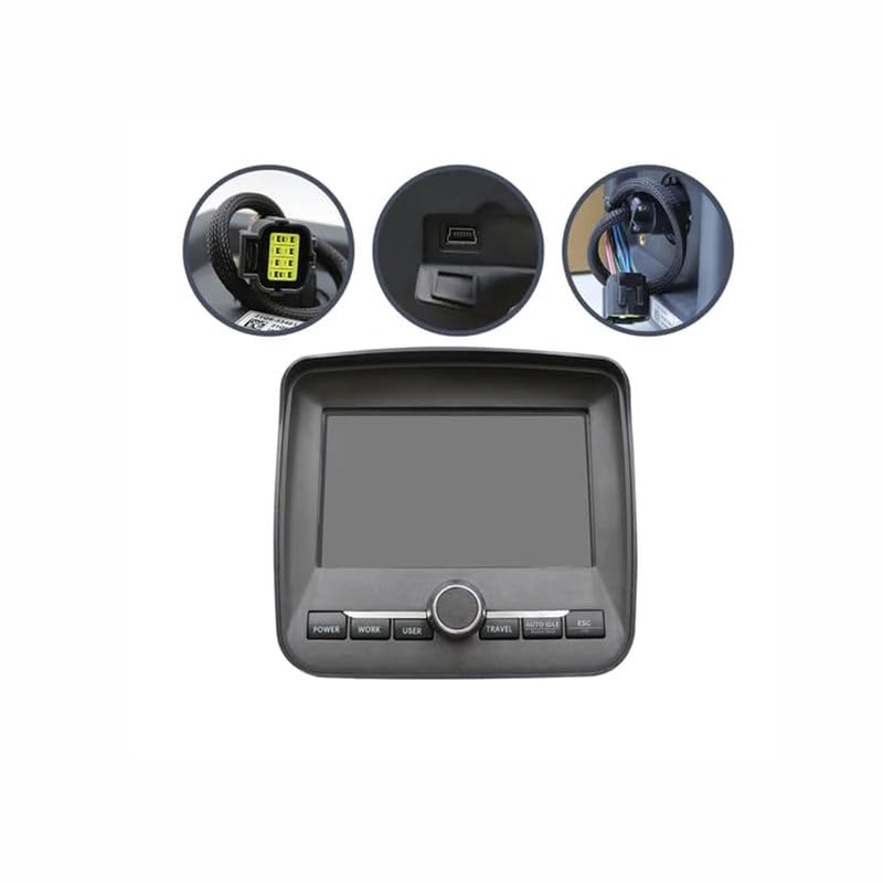 1Q6-33401 21Q6-30103 21Q6-33400 Monitor Display Gauge Panel LCD fit for Hyundai R300-9 R130 R150 R480-9 R210-9 R250LC-9 Excavator Monitor Cluster Gauge Assy