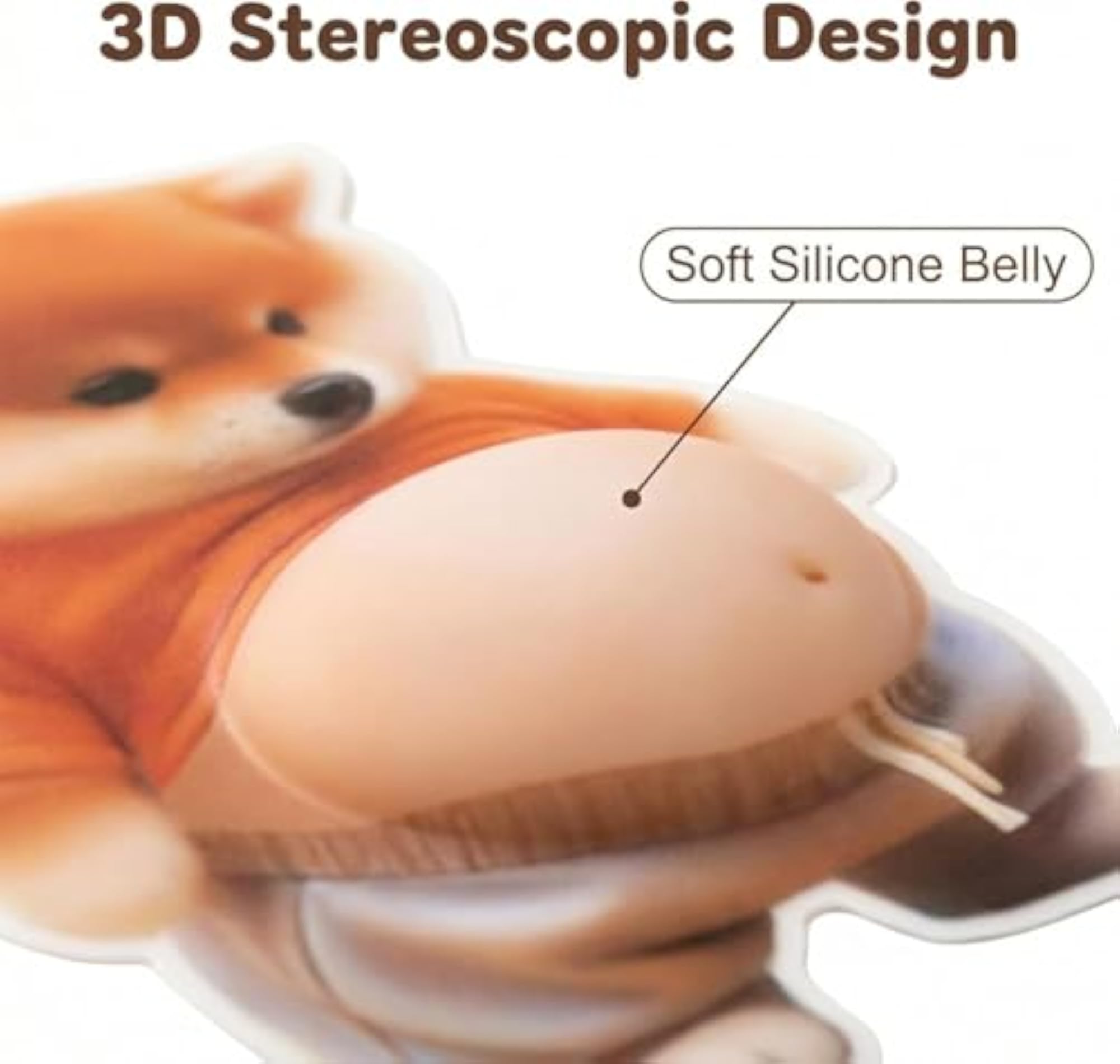 3D Panda Belly Door Stopper Wall Protector Sticker