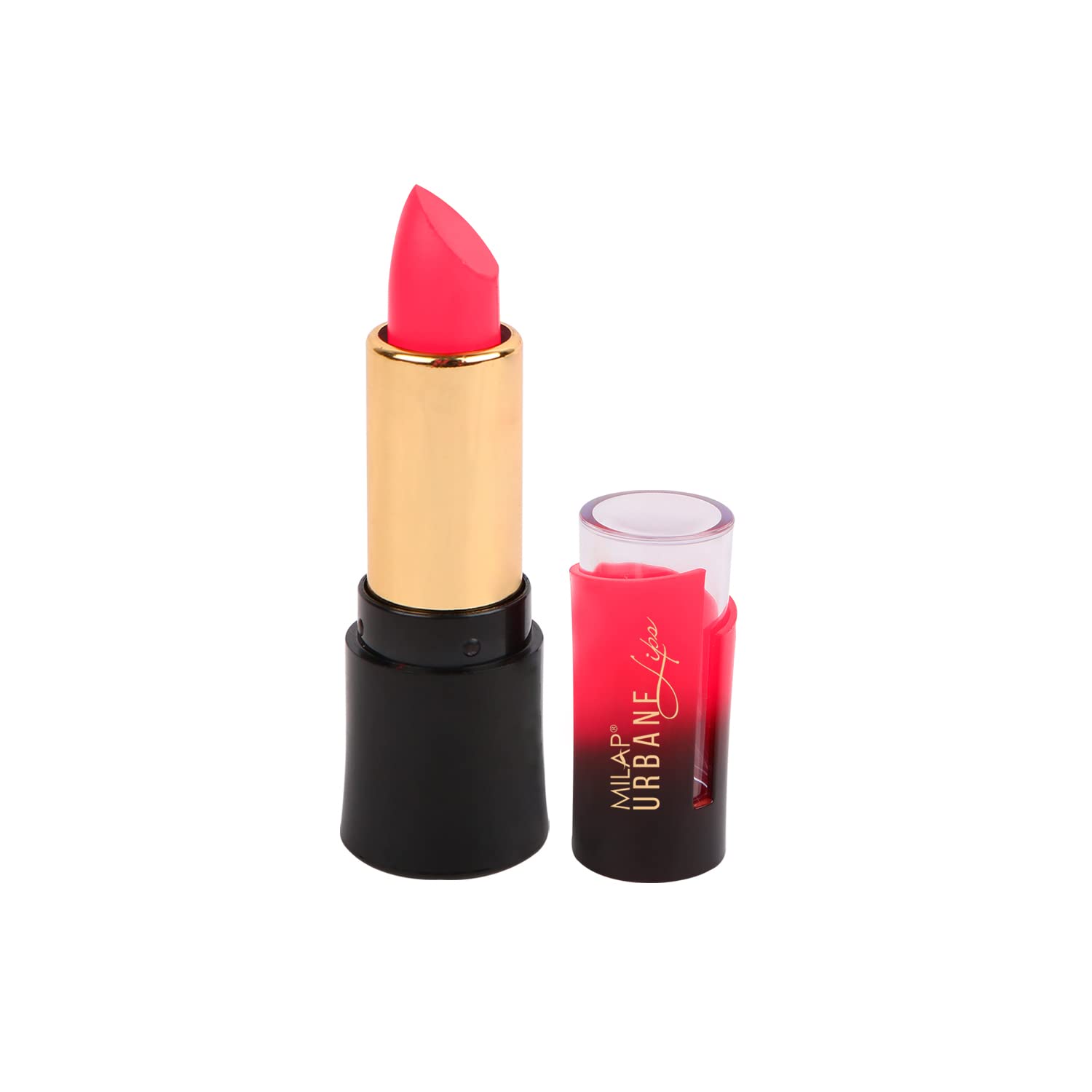 MILAP Urbane Velvet Matte Lipstick | One Swipe Application | Highly Pigmented & Long Lasting Matte Lipstick | Enriched With Jojoba Oil | 4.2 Gm (Shade - Nectarine)