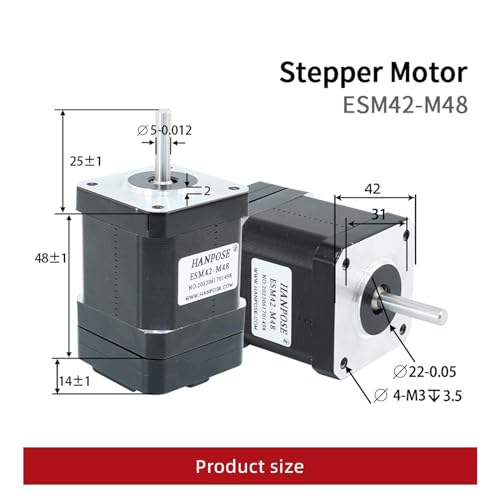 Moteur pas à pas ESM42-M48 boucle fermée résout les défauts d'impression
