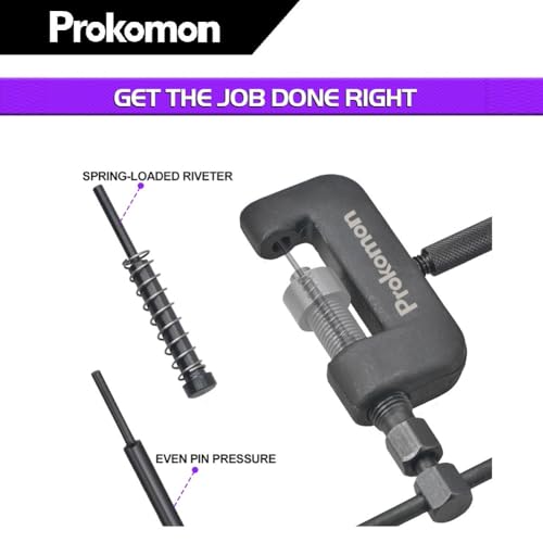 image for Prokomon 13 Pieces Chain Breaker Tool Kit; ATV Bike Motorcycle Chain R