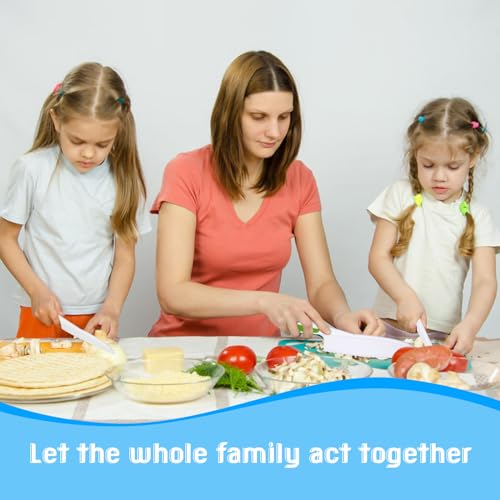 Dinosaur Themed Cookie Knife Set: Perfect for Cooking with Kids, Cut Cakes, Cookies, Fruits, Sandwiches and Vegetables.(28-Piece Children's Kitchen Set) - Image 6