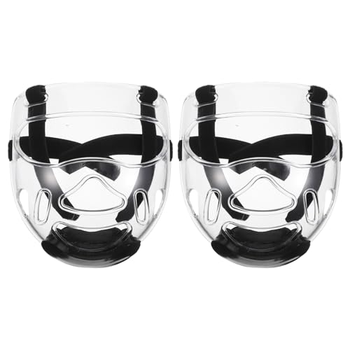 Casque de taekwondo antichoc Cabilock et son masque amovible léger S
