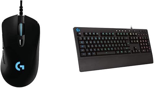 Logitech G Paquete de mouse para juegos 403 y teclado para juegos G213