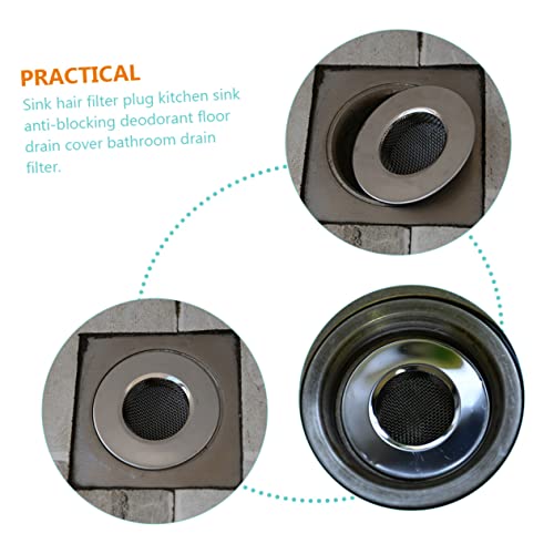 Filtro para desagüe de acero inoxidable OSALADI 3 piezas miniatura 2