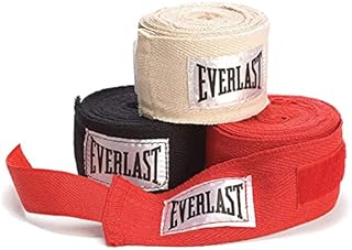 Everlast 4455-3 3-Pk. Hand Wraps,Red