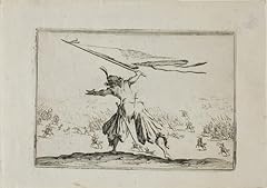 PMEFGJDPE Dipinti Famosi Arte Stampa Tela Stampa di Immagini Tela el Standard Animaler de Jacques Callot per la Decorazione Della Parete 60x90cm