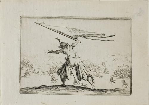 PMEFGJDPE Dipinti Famosi Arte Stampa Tela Stampa di Immagini Tela el Standard Animaler de Jacques Callot per la Decorazione Della Parete 60x90cm
