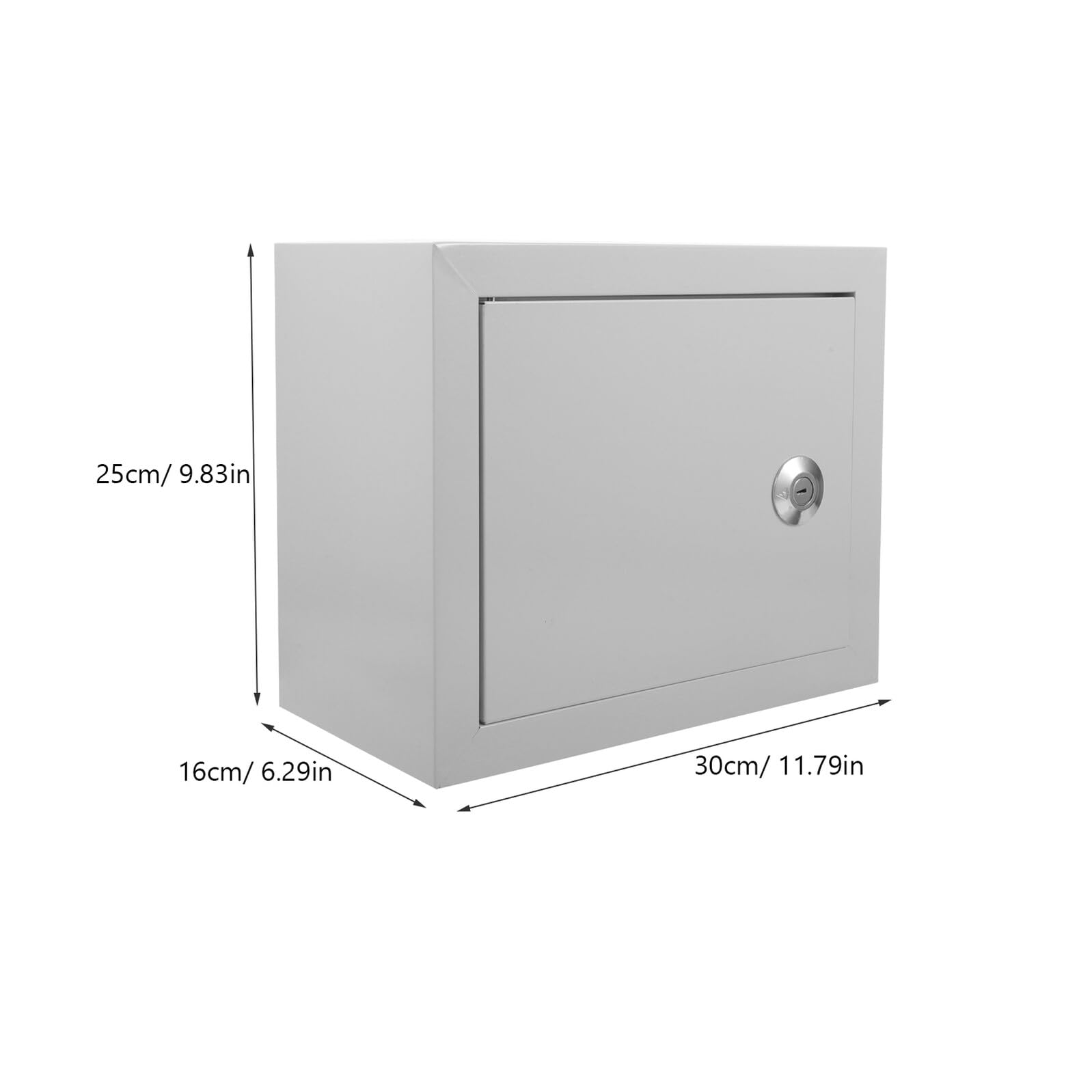 DOITOOL Caja Eléctrica de Aluminio para Montaje en Pared, Resistente Intemperie y Temperaturas Extremas, Adecuado para Entornos Comerciales y Exteriores