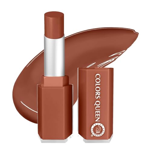 Image of PREMIUM Gloss Bomb Lipstick + Gloss | Lightweight & Non-Sticky | Smooth 8 Hrs Hydrating Formula | | High Shine Lipstick for Women Enriched with Shea Butter, Vitamin E & Squalane (08 - Fenty Glow, 3.6g) SH-7711