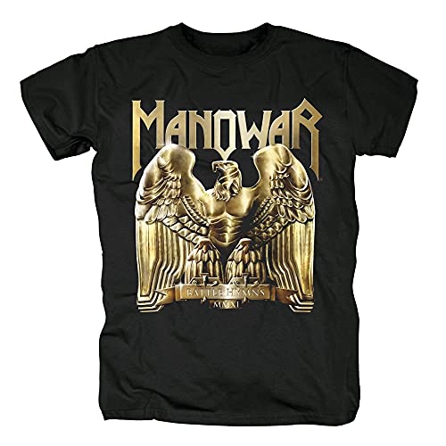 Photo de ZHENGXI Bloodhoof Manowar Heavy Metal Men's Black T-Shirt in Summer Black L