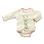 Elephant with Peanuts Organic One Piece Baby Bodysuit - Acme Baby Co. LLC