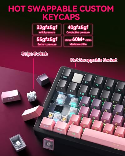 Image of LEOBOG x Aula HI75C Pro Mechanical Gaming Aluminum Wireless Keyboard