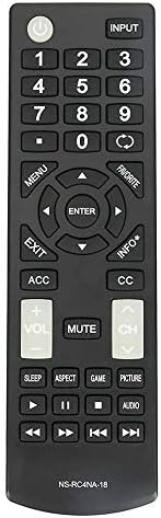 NS-RC4NA-18 - Control remoto de repuesto para Insignia TV NS40D420NA18 NS-40D420NA18 NS-40D420NA-18 NS43D420NA18 NS-43D420NA18 NS-43D420NA-18