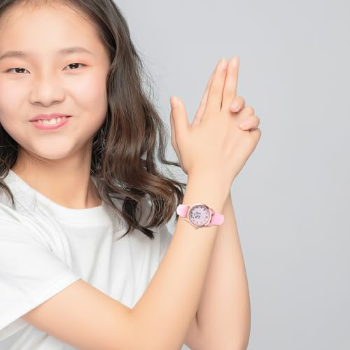 Tehaux I8142005NXWC21RAOVA Ladies Watch, Cartoon Pattern Watch Luminous Quartz Watch Cute Cat Casual Leather Watch thumb #6