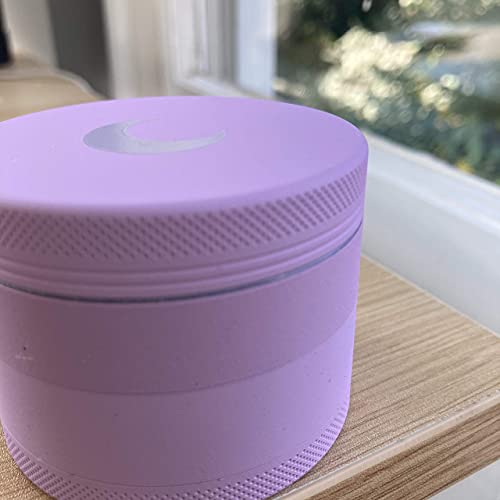 Brando Moon Matte Spice Herb Grinder met Pollen Catcher - 2,5 inch 4-delige Grinder met Pollen Scraper, Storage… - Image 5