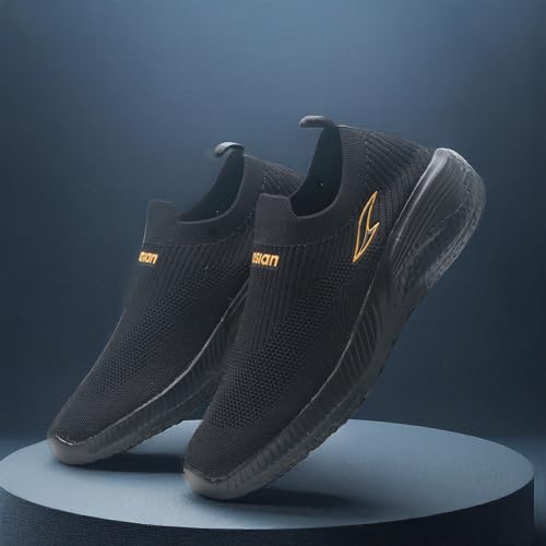 Image of ASIAN Storm-41 Walking Shoes for Men | Lightweight Slip-On Sneakers with Arch Support, Memory Foam Cushion & Breathable Mesh Upper | Comfortable Shoes for Walking & Travel