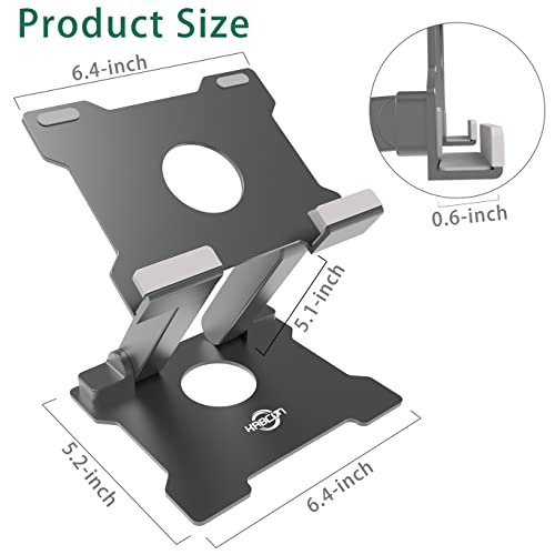 Tablet Stand,Kabcon Adjustable Aluminum Tablets(7-13.5 Inch) Holder For Ipad 2021/2022,Ipad Pro,Surface Pro Surface Pro 3 4,Fird Hd 10,Samsung Galaxy Tab E,Asus Transformer With A Carry Bag-Space Grey #TOP2