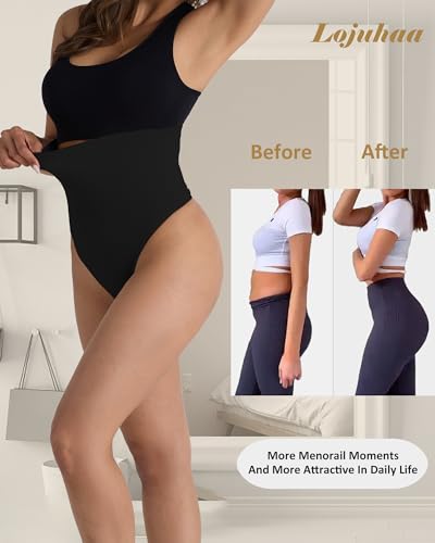 Tummy Control Thong Shapewear for Women High Waist Seamless Shaping Panties Stretch Body Shaper Underwear Girdle4