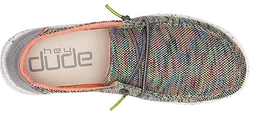 Image of HEYDUDE Girl's Wendy Youth, Peacock Pink, 6 M US Big Kid