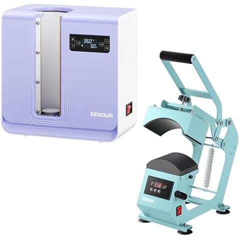 Auto Tumbler Heat Press & Hat Press Machine, Hat Press Heat Machine for Caps Cover