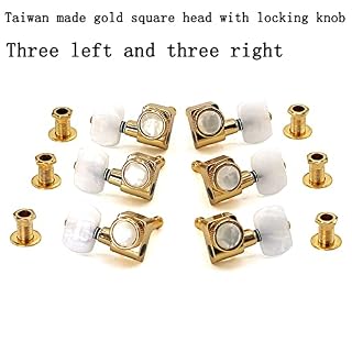 YGYGYG Boutons De Guitare Folk Électrique en Bois Cordes De Bouton Quasi-entièrement Fermées avec Accessoires D… – Image 2